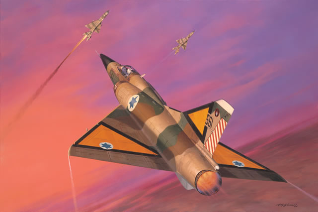 "Giora Epstein - Ace of Aces" - Roy Grinnell - Aviation Art